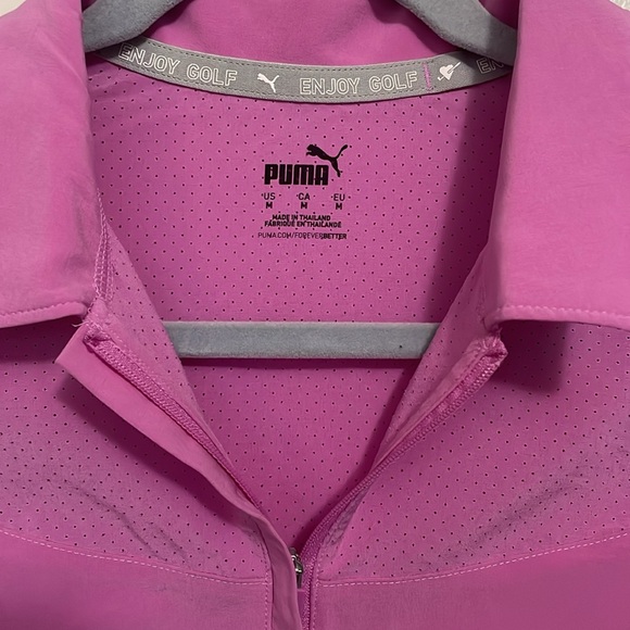 PUMA Women's Sleeveless Polo Golf Shirt Size M - Picture 4 of 10